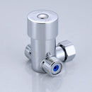 Brass Adjustable Temperature Three-way Valve Cold And Hot Water Mixing Switch Brass Induction Faucet