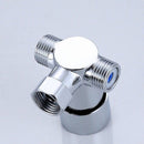 Brass Adjustable Temperature Three-way Valve Cold And Hot Water Mixing Switch Brass Induction Faucet