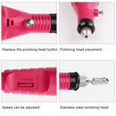 1 Set Power Professional Electric Manicure Machine Pen Pedicure Nail File Nail Tools 6 bits Drill Nail Drill Machine(EU Black)