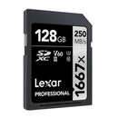 Lexar SD-1667x High Speed SD Card SLR Camera Memory Card, Capacity:128GB