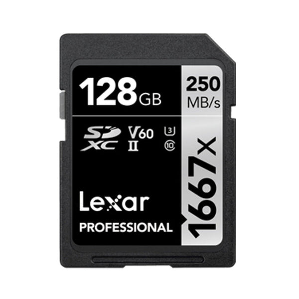 Lexar SD-1667x High Speed SD Card SLR Camera Memory Card, Capacity:128GB