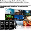 Lexar SD-1667x High Speed SD Card SLR Camera Memory Card, Capacity:256GB
