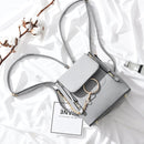 PU Leather Women Backapck Mini Women Shoulder Bags(Gray)