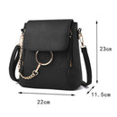 PU Leather Women Backapck Mini Women Shoulder Bags(Gray)