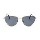 Cat Eye Sunglasses Current Trigonal Light coloured Lens Sunglasses(Gray)