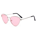 Cat Eye Sunglasses Current Trigonal Light coloured Lens Sunglasses(Pink)