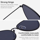 Cat Eye Sunglasses Current Trigonal Light coloured Lens Sunglasses(Red)