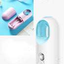 TL-808 Ultrasonic Hand-held Facial Nano Moisture Meter Hydration Instrument Automatic Alcohol Disinfection Sprayer(Pink)