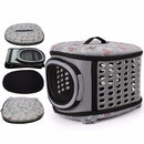 EVA Portable Folding Pet Tote Pet Carrier Bag(Beige)