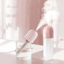 Nano Spray Handheld Facial Beauty Moisture Meter Air Humidifier Portable Automatic Alcohol Sprayer, Color:Pink (Built-in Battery)