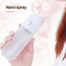 Nano Spray Handheld Facial Beauty Moisture Meter Air Humidifier Portable Automatic Alcohol Sprayer, Color:Pink (Built-in Battery)