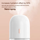 Nano Spray Handheld Facial Beauty Moisture Meter Air Humidifier Portable Automatic Alcohol Sprayer, Color:Pink (Built-in Battery)