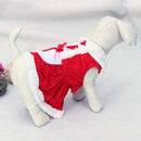 Christmas Dog Clothes for Small Dogs Santa Dog Costume Winter Pet Coats, Size:XS(Red Girl)