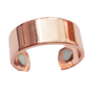 Personality Ring Magnetic Health Ring Creative Jewelry Open Ring(Glossy rose gold)