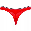 Simple Thongs Seamless Briefs Sexy Women Underwear, Size:M-28cm(Red)