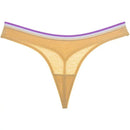 Simple Thongs Seamless Briefs Sexy Women Underwear, Size:M-28cm(Apricot)