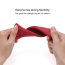 2 PCS Silicone Pot Holder Handle Anti Slip Cover for Kitchen Thick Soft Pot Handle(Black)