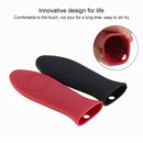 2 PCS Silicone Pot Holder Handle Anti Slip Cover for Kitchen Thick Soft Pot Handle(Red)