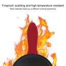 2 PCS Silicone Pot Holder Handle Anti Slip Cover for Kitchen Thick Soft Pot Handle(Red)