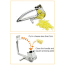Cheese Grater Rotory Container Stainless Steel Hand-Crank Rotary Shredder with flakes