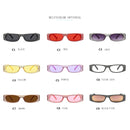 Square Sunglasses Women Imitation Diamond Lasses Fashion UV400 Sunglasses(C5)