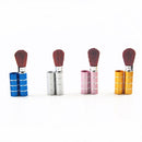 2 PCS Blush Brush Foundation Powder Brushes Makeup Tool Cosmetics Stretching Cream Brush Soft Face Make UP Beauty Essentials(Blue)
