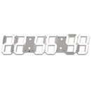 Creative LED Digital Wall Clock Multi-function WIFI Clock, Style:6 Bit Hollow WIFI(White)