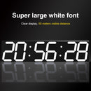 Creative LED Digital Wall Clock Multi-function WIFI Clock, Style:6 Bit Hollow WIFI(Red)