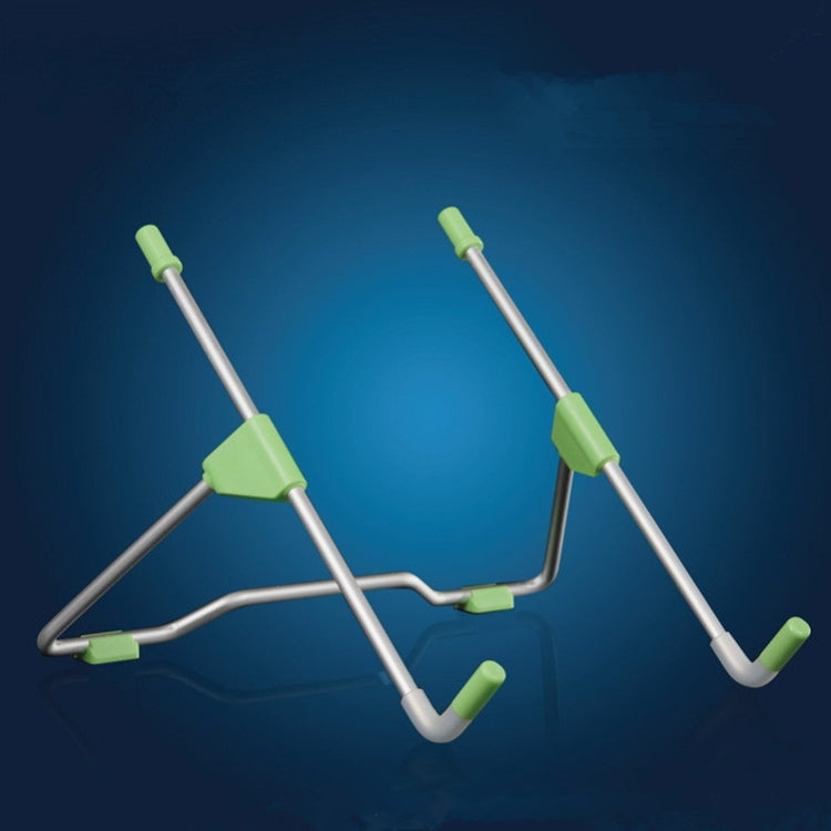 Laptop Cooling Bracket Tablet PC Aluminum Alloy Desktop Adjustable Folding Metal Lazy Bracket(Green)