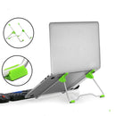 Laptop Cooling Bracket Tablet PC Aluminum Alloy Desktop Adjustable Folding Metal Lazy Bracket(Green)