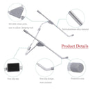 Laptop Cooling Bracket Tablet PC Aluminum Alloy Desktop Adjustable Folding Metal Lazy Bracket(Blue)