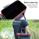 Thickened Multifunctional Folding Live Fish Box Fishing Bucket, Size:35 cm (with Handle without Side Pockets)