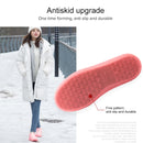 Portable Rain Boots Non-Slip Reusable Waterproof PVC Shoes Covers(White)