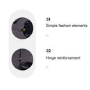 Women Vintage Round Frame Gradient Shades Sun Glasses(Yellow)