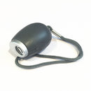 Portable Digital Projection Alarm Clock Mini Projector LED Clock Carry Time Flashlight Clock with Hanging Rope(Black)