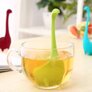 Food Grade PP Cooking Dinosaur Infuser Loch Ness Monster Shape Heat Resistance Total Tea Strainers Teaware Coffee Tools(Green )