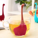 Food Grade PP Cooking Dinosaur Infuser Loch Ness Monster Shape Heat Resistance Total Tea Strainers Teaware Coffee Tools(Purple)