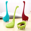 Food Grade PP Cooking Dinosaur Infuser Loch Ness Monster Shape Heat Resistance Total Tea Strainers Teaware Coffee Tools(Purple)