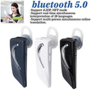 Smart Voice Translator Bluetooth Translation Headset Wireless Bluetooth 5.0 Earphone Instant Translator 28 Language(Black)
