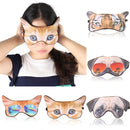 3D Eye Mask Shading Sleeping Cartoon Animal Printed Eye Mask(Glasses)