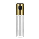 2 PCS Plastic Glass Olive Pump Spray Bottle Oil Sauce Vinegar Bottle Oil Dispenser(Gold)