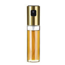 2 PCS Plastic Glass Olive Pump Spray Bottle Oil Sauce Vinegar Bottle Oil Dispenser(Gold)