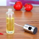 2 PCS Plastic Glass Olive Pump Spray Bottle Oil Sauce Vinegar Bottle Oil Dispenser(Gold)