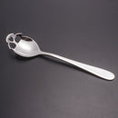 2 PCS Stainless Skull Shape Ice Cream Tea Spoons Kitchen Tools Food Drade Tea Coffee Milk Spoon Natural