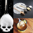 2 PCS Stainless Skull Shape Ice Cream Tea Spoons Kitchen Tools Food Drade Tea Coffee Milk Spoon Rose Gold