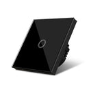 Recessed One-way Touch Switch Sensor Control Lamp Switch(Black)