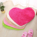 Heart Shape Non-slip Bath Mats Kitchen Carpet Home Decoration(Red)