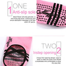 1 Pair Sports Yoga Socks Slipper for Women Anti Slip Lady Damping Bandage Pilates Sock(Sky Blue)