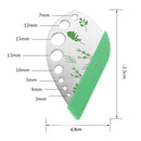 5 PCS Creative 9-hole Vanilla Cutter Multi-function Stainless Steel Vanilla Peeler Stripper