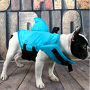 Summer Pet Life Jacket Dog Safety Clothes Dogs Swimwear Pets Safety Swimming Suit, Size:M(Blue)